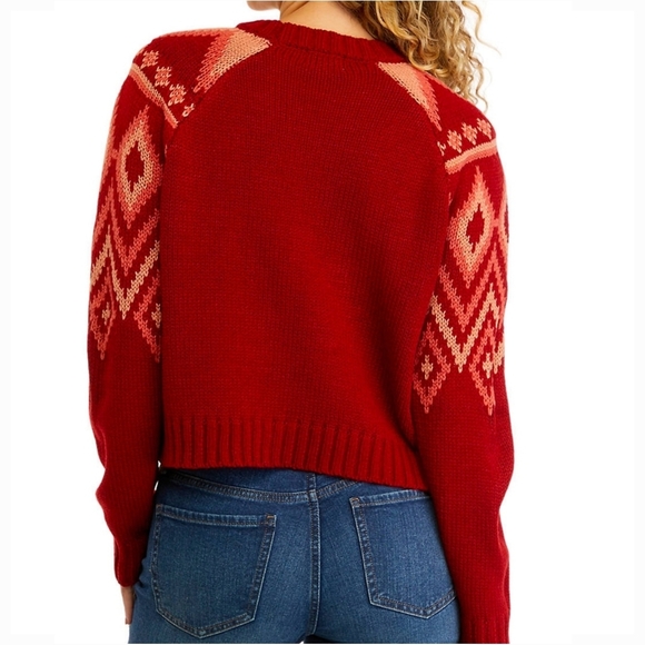 🆕True Craft Crew Neck Intarsia Sweater - Size Small - NWT - Picture 10 of 10